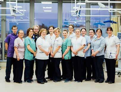 UL Hospitals Group Annual Review 2016 Left The Dialysis Team pictured in the new Renal Dialysis Unit, UHL. Below Members of the Medical Assessment Unit team in Ennis Hospital.