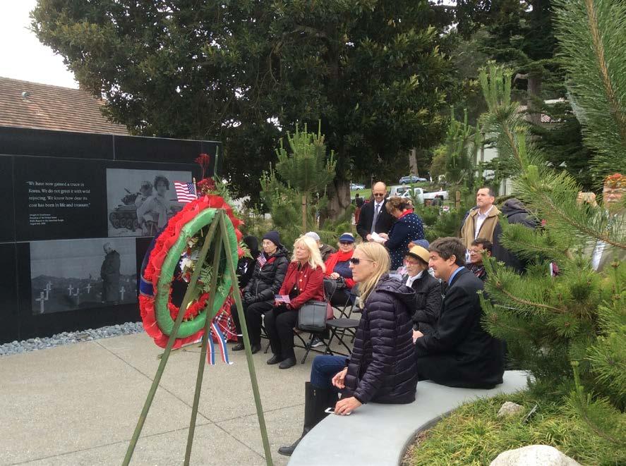 An Intimate Memorial Day Gathering at the Korean War Memorial On May 29, 2017, right after the larger Memorial Day event in the adjacent San Francisco National Cemetery, a smaller, more intimate