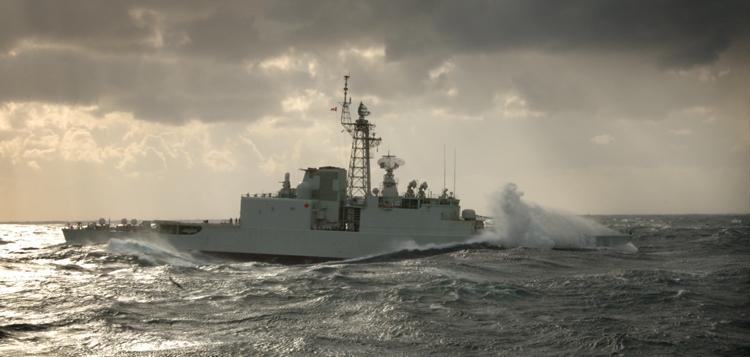 The destroyer HMCS Iroquois, based in Halifax, will act as the command platform for the task force.