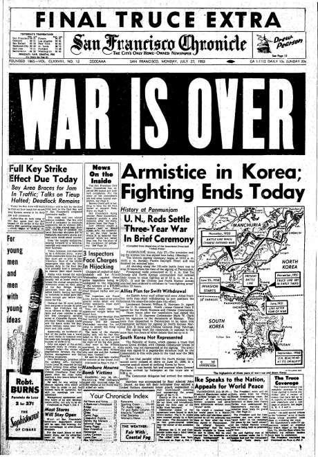 Korean War Finally, in July 1953, UN forces and North Korea signed a cease-fire agreement The two countries remain divided at the 38 th