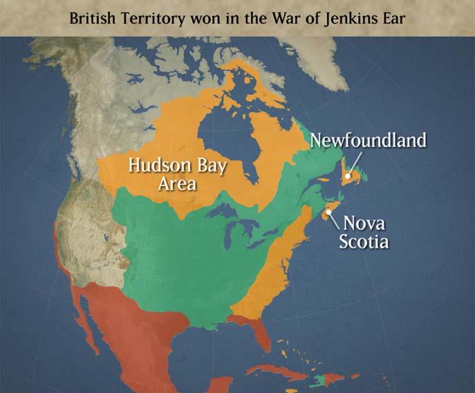 Clash of Empires War of Jenkin s Ear King George s War 1739 British and