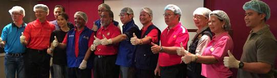 FEATURES STOP HUNGER NOW Joint Project By The Rotary Clubs In Kota Kinabalu, Sabah Apart from providing the volunteers, each club is also tasked to identify the beneficiaries. 1.