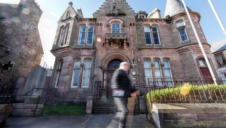 The Town Hall in Eyemouth, Berwickshire About the Scottish Land Fund Aim of the Scottish Land Fund The Scottish Land Fund supports communities to become more resilient and sustainable through the