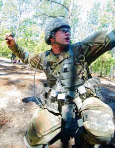 File photo ON THE COVER A Soldier with 3rd Battalion, 34th Infantry Regiment Fort Jackson s Centennial Battalion learns his way around the hand grenade range during Basic Combat Training.
