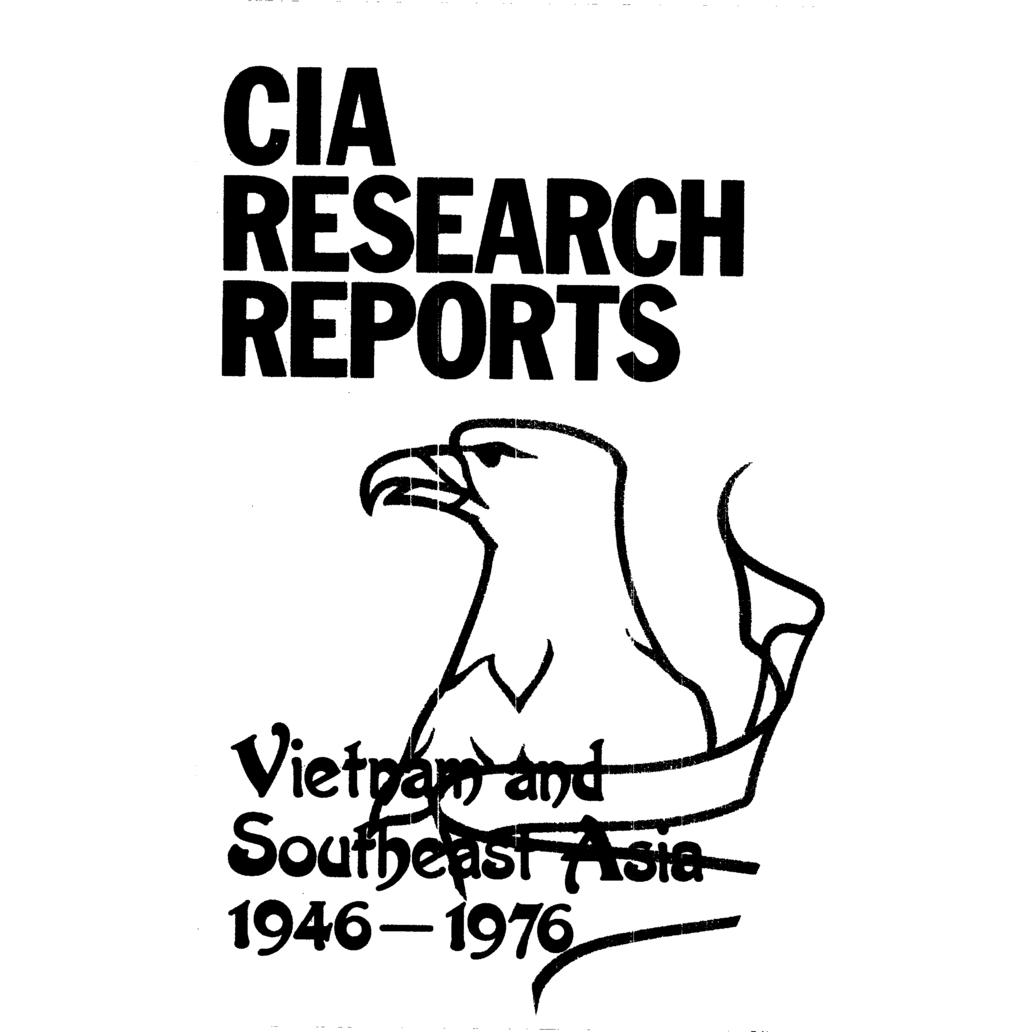 CIA RESEARCH REPORTS