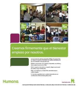 Humanitarios and Humana Foundation, creating a positive image and brand ambassadors.