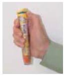 PROCEDURE FOR EPIPEN OR EPIPEN JR AUTO-INJECTOR Step 1.