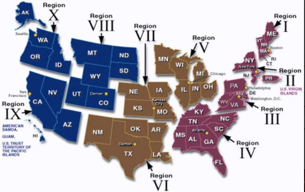 FEMA Contingency Fuel Contract Covers FEMA Regions I thru X (lower 48 states