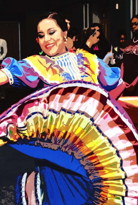Move your feet to the sounds of local Latino musicians. Admire traditional Latin-American fashion. Understand the struggle for civil rights and equality.