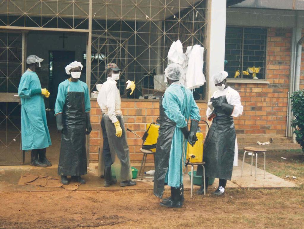 EBOLA ISOLATION WARD WAS SET UP IN THE HOSPITAL 100 HEALTH WORKERS VOLUNTEERED TO WORK IN