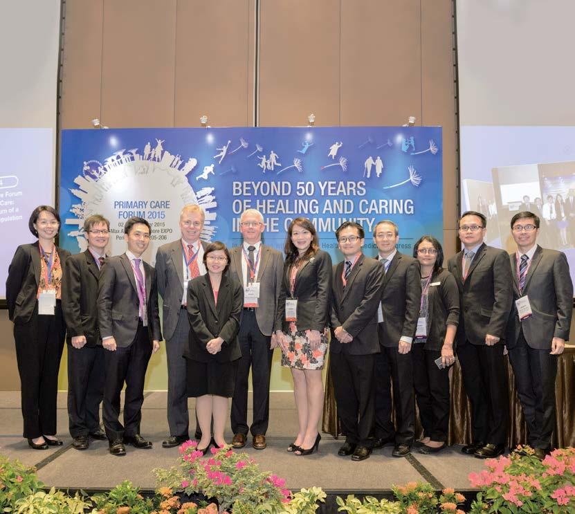 Advancing Family Medicine for the Future Primary Care Forum 2015 HGP held its 8 th Primary Care NForum on 2 and 3 October 2015 in conjunction with the Singapore Healthcare and Biomedical Congress.