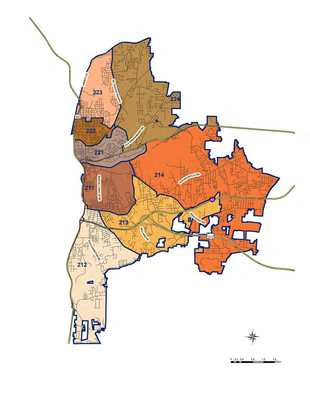 District Two Map Total Square