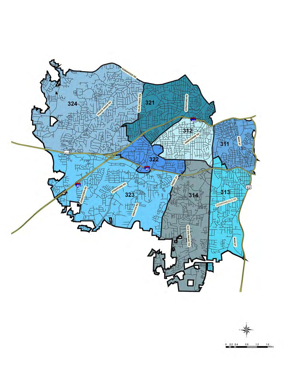 District Three Map Total Square