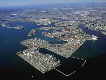 overall supply chain from overseas ports of origin to final US destination Port of Long Beach Sandia Role