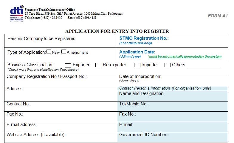 Registration Registration The following documents may be appended to the application: Relevant license/s or business permits. Description of ICP, if applying for a global or general license.
