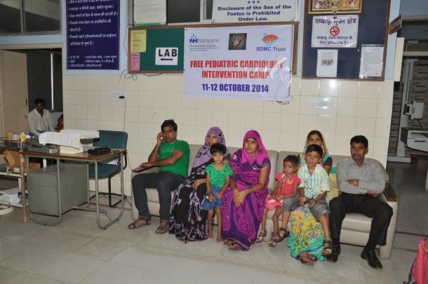 Unfold Foundation with Narayana Hrudayalaya Jaipur held a cardiac Interventional surgery camp for 10 children with