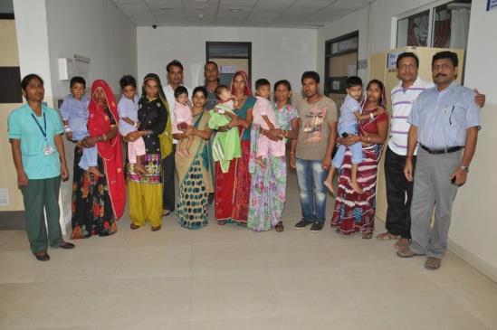 Unfold Foundation with Narayna Hrudayalaya - Jaipur and Sita Devi Memorial Charitable Trust (SDMC) organized the 2nd Free Pediatric Cardiac interventional surgery camp on