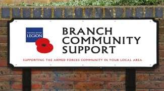We understand that Branch Community Support is not restricted to these activities but these were identified as the five core areas of support provided by branches to the Legion s beneficiaries.
