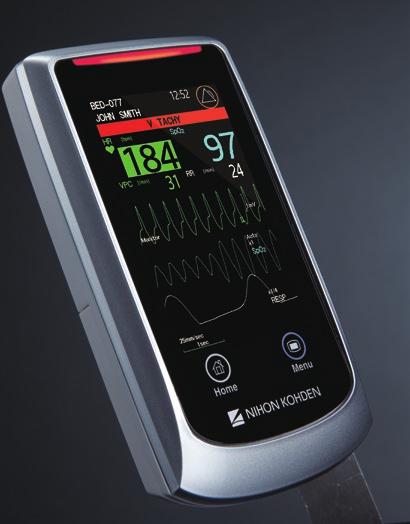 Life Scope G3 Mobile solution for vital sign monitoring Robust, waterproof, wearable telemetry device that runs on WiFi Rapid, up-to-date information on ECG, respiration, and SpO 2 Direct access to