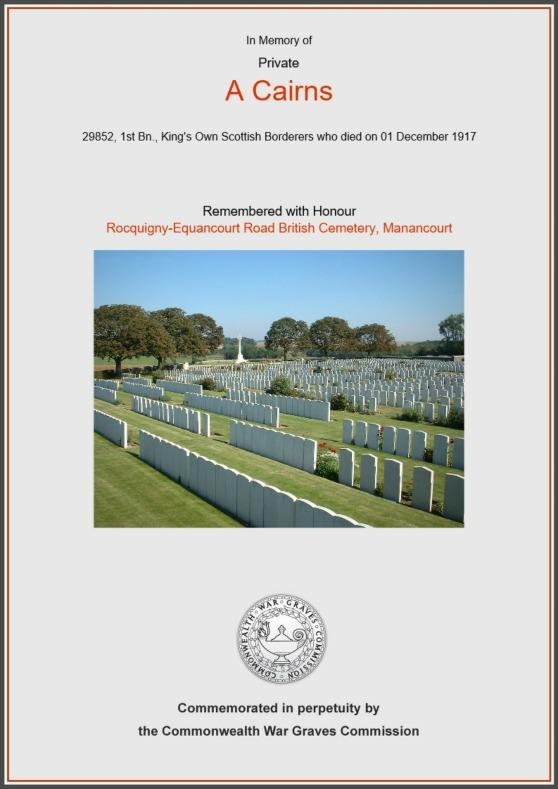 The cemetery was begun in 1917 and used until March 1918, mainly by the 21 st and 48 th Casualty Clearing Stations posted at Ypres, and to a small extent by the Germans, who knew it as "Etricourt Old
