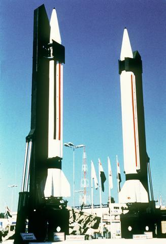 Soviet Scud missiles and
