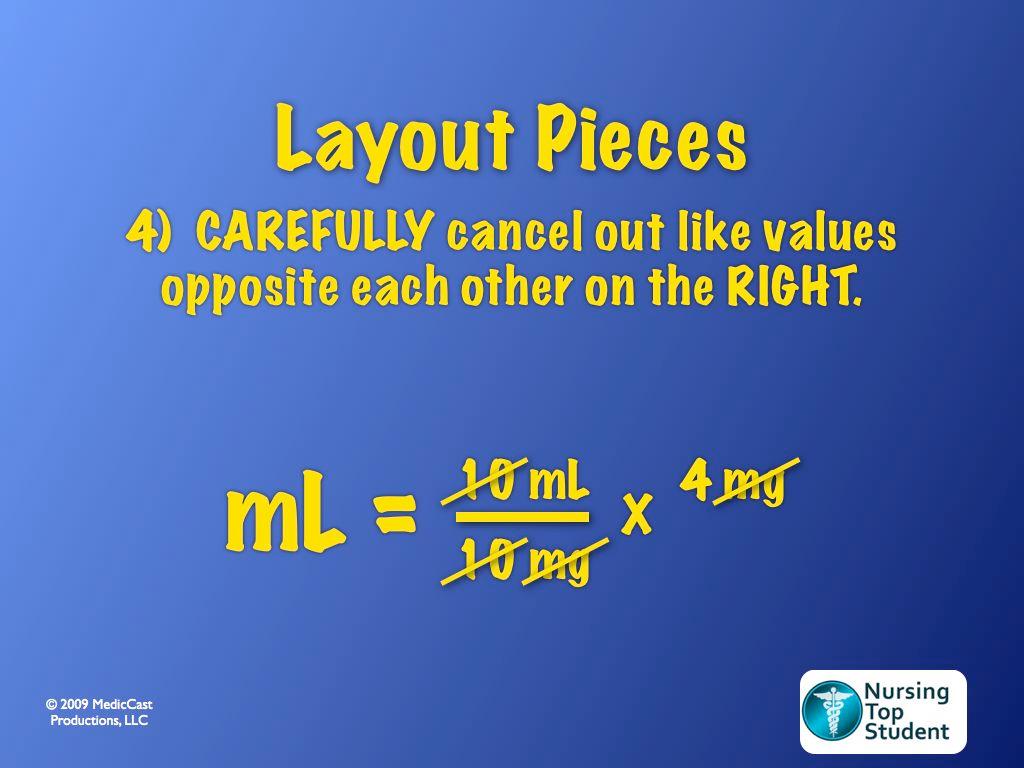 Layout Your Formula Now that you ve gathered your information let s layout our pieces using the formula we looked at during the conversion review earlier.
