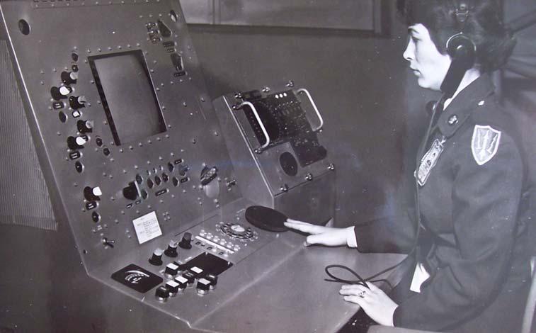 Figure 6 Dorothy Hitchcock working on the Range Height Indicator at Fort Lawton, Washington s Missile Master, April 11, 1961.