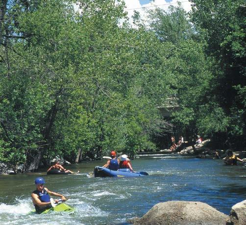 boulder GUIDE boulder GUIDE The Top 5 Things You Just Gotta Do in Boulder Located 35 minutes northwest of Denver, Boulder is a captivating community enriched with natural beauty, hip urban culture