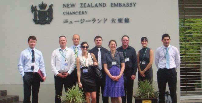 Japanese Agribusiness Trip by Tina Porou Above: Part of the New Zealand Delegation to Japan at the NZ Embassy in Tokyo I was selected to attend an agribusiness trip to Japan in July of this year.