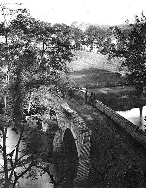 Antietam: Battle Scenes A view of the