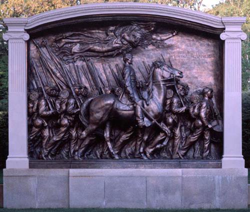 54th Massachusetts commanded by Colonel Shaw Half of 54th