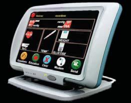 ViTelCare Turtle 400: Home Messaging Unit 8 Color touch screen with ICONS Voice and visual prompts Supports 4 medical devices simultaneously Optional manual entry screen Weighs 2.