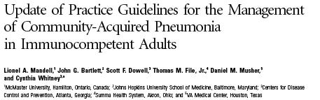 Pay for Performance: Pneumonia For patients requiring hospitalization for acute pneumonia, it is important to initiate therapy in a timely fashion; an analysis of 14,000 patients showed that a >8-h
