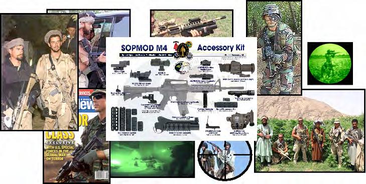 USSOCOM PEO-SW / SOPMOD Accomplishments (1) Joint Weapon Accessory System Currently Used By Army Special Forces, Army Rangers, Navy SEALS, Air Force Special Tactics & USMC Special Operations.