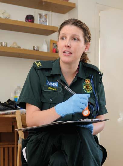 5 Critical care paramedic Name Emma Relf Job title Critical care paramedic, South East Coast Ambulance Service NHS Foundation Trust Entry route Trainee ambulance technician I love the fact that every