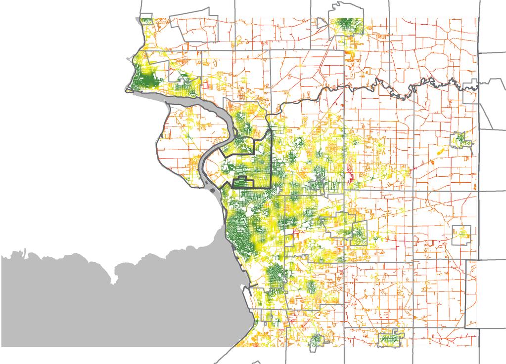 Walkability Score HIGH LOW Education 10% Accommodation & Food Service Manufacturing TOTAL 9% 8% 54% SOURCE: US Census Bureau, OnThe- Map Application, LEHD, LODES data (2013) 3,257 households in do