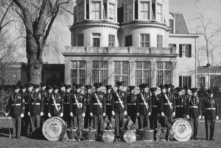 The Commandant s Own The United States Marine Drum & Bugle Corps The United States Marine Drum & Bugle Corps was formed on November 9, 1934, to augment the U.S. Marine Band and provide music for ceremonial functions at Marine Barracks, Washington, D.