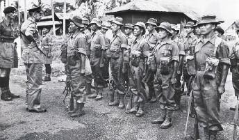 In November 1965 the 2nd Bn 10th Gurkha Rifles was ordered to dominate a position 5000 metres inside the border between Malaysia and Indonesia near the Bau District of Sarawak.