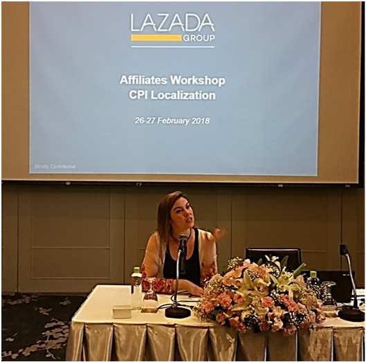 Representation: Initiatives and collaboration UN Environment + Lazada Low Carbon Lifestyles Representative of Lazada for partnership with UNE (P).