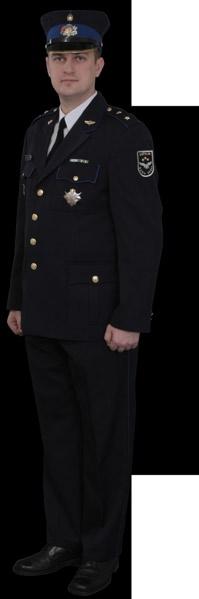 Svētku formas tērps Ceremonial Uniform Gaisa spēku virsnieku svētku formas tērps Gaisa