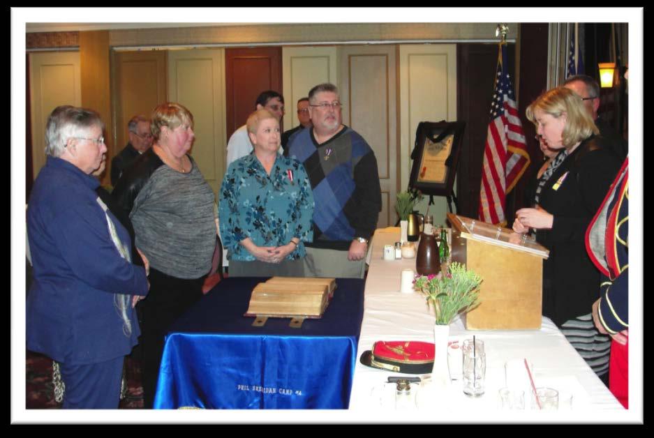 VOLUME 15, ISSUE 1 SHERIDAN S DISPATCH PAGE - 3 - Installation Banquet The annual installation of officers for the