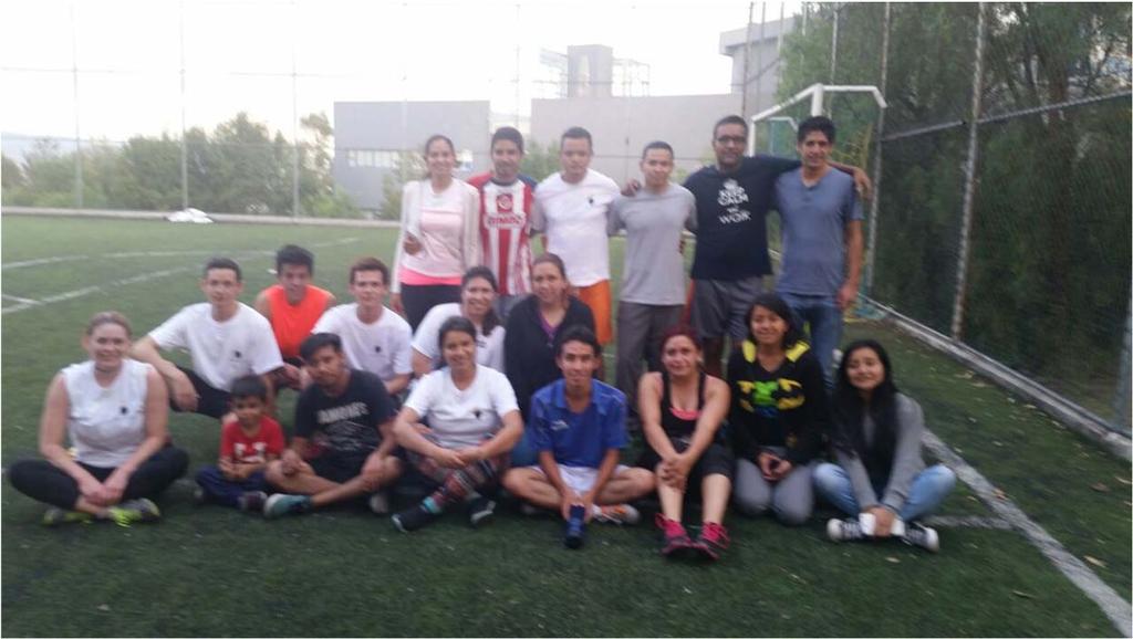 c) Soccer Match Students from the summer school challenge the SPIE members to a soccer game.