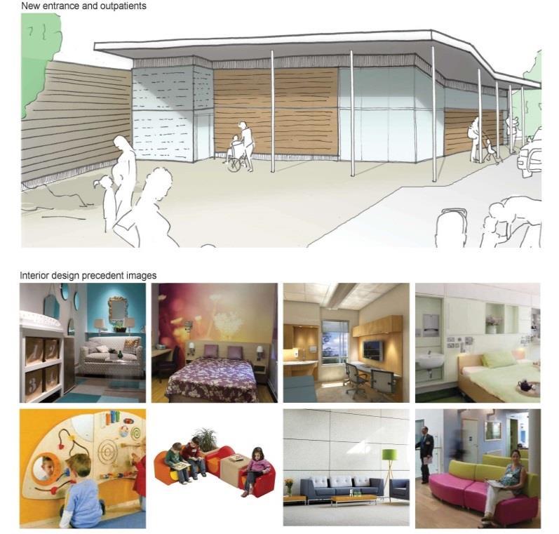 Estates improving the infrastructure Redevelopment of maternity - 10m En suites in all delivery rooms including Midwifery Led Unit New bereavement suite with discreet access.