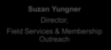 Field Services & Membership Outreach Suzan Yungner Field Services &