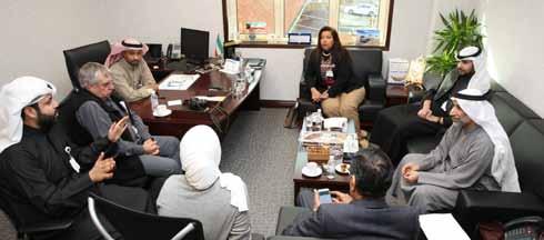 5 T&CD Group Manager Meets with Group Employees KOC s participation in international conferences discussed T&CD Group Manager Qusai Al-Amer recently met with a delegation of T&CD Group employees who