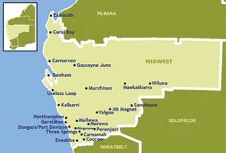 WACHS Midwest Covers in excess of 470,000 square kilometres Population of 67,800 in 2013 (ERP, 2011) Estimated