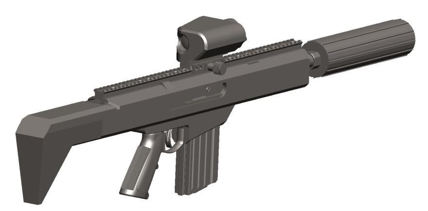 Next Generation Squad Automatic Rifle Concept Image Replacement for M249 Squad Automatic Weapon ~2025 Improved Lethality (Probability of Hit and Incapacitation) Precise to