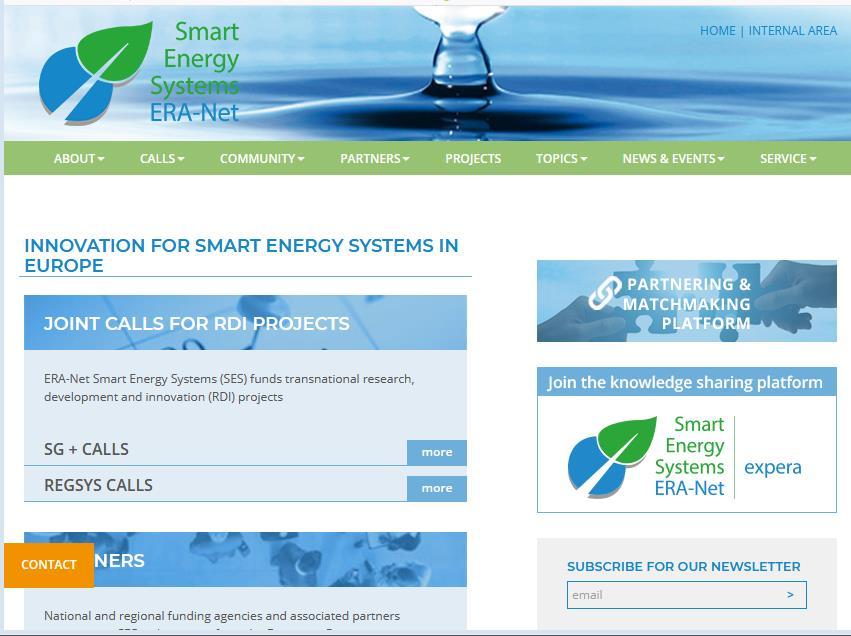 ERA-Net SES - Contact the Initiative Office office@eranet-smartenergysystems.eu Call Management callmanagement@eranet-smartenergysystems.