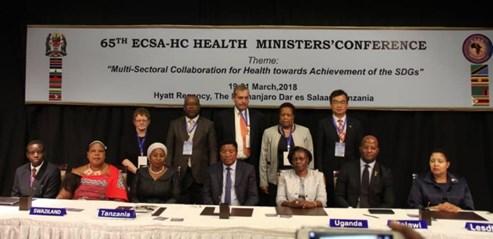 The Conference was attended by the Honorable Ministers of Health of the Republic of Malawi, the Kingdom of Swaziland, Minister of State for Health of the Republic of Uganda, Deputy Minister of the