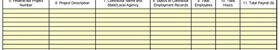 FLH Forms Monthly Employment Summary